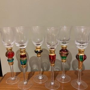 Vintage hand blow glasses